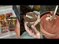 Magnum ice cream chocolate dipping  mixing asmr i satisfying