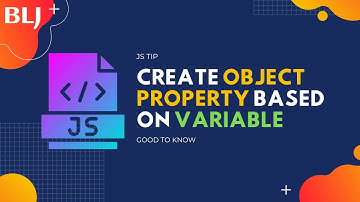 Create object property based on variable in JavaScript