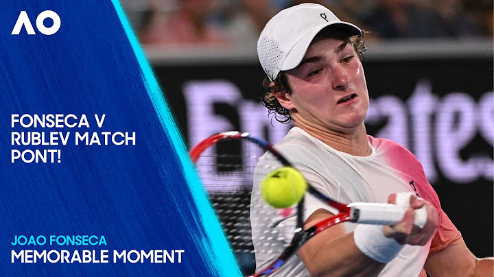 Joao Fonseca Beats Andrey Rublev! | Match Point | Australian Open 2025