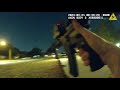 Bodycam: Exchange Of Gunfire Between Officers And Wanted Suspect That Rolls His Car.