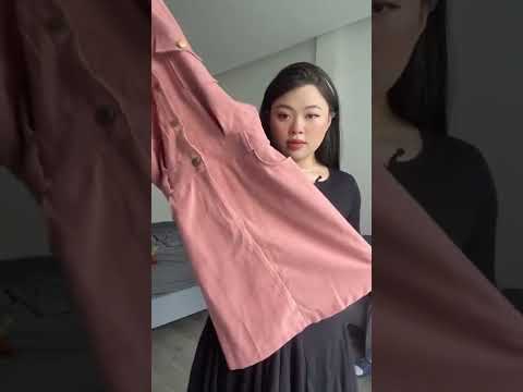 Video [Shopee haul] Review Váy sơ mi liền thân Chính Hãng... - youtube