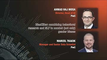 Combining behavioral research and NLP to combat gender biases | A.H.Mosa & M.Tkacik | DSCEurope2022