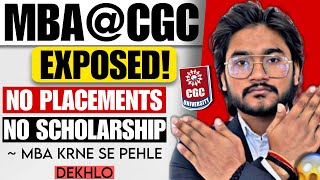 CGC University MBA Exposed 2026 😱 | Fees, Placement &amp; Reality Check #cgcuniversity #cgc