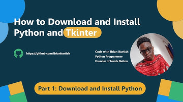 How to Download and Install Python and Tkinter 2021