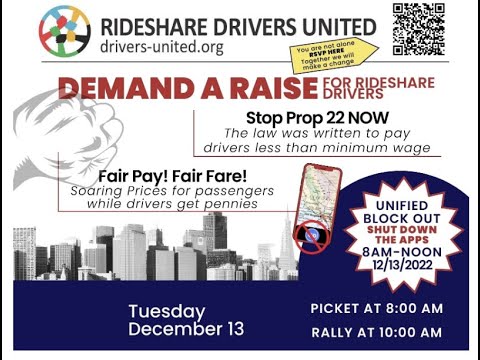 RIDESHARE Drivers United.