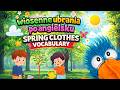 🌸👕 Wiosenne Ubrania dla Dzieci | Nauka Słownictwa po Angielsku! 🌼