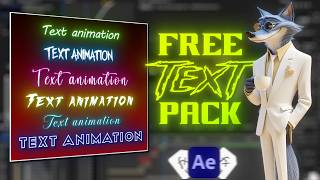 FREE Advance Text Animation Pack For AfterEffects | 10+ Animation Presets!