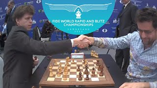 Knight Blunder Ends The Game Immediately | Vladislav Artemiev vs Levon Aronian | World Blitz 2023