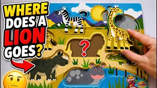 Where Does the Lion Go? 🦁 Fun Animal Puzzle for Kids!👀 screenshot 3
