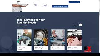 Wash and Rinse  Laundry and Dry Cleaning Service Elementor Template Kit tailor repair screenshot 5