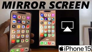 How To Screen Mirror iPhone 15 & iPhone 15 Pro To Smart TV Wirelessly