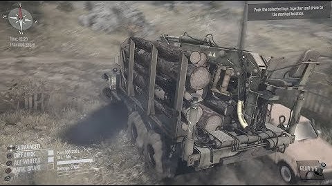 MudRunner Spintires (PS4) - Crane Operator Challenge ***