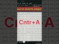 How to delete objects in 1 click🔥 #excel #exceltips #learnexcel #exceltricks