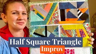 Half Square Triangle Improv