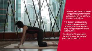 Utthan Pristhasana (Lizard Pose) - Fitness First Singapore 