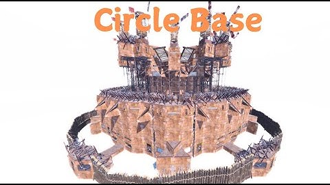 Rust Circle Base | Anti-Siege Large Group Base Design | Rust Base Building 2024 |