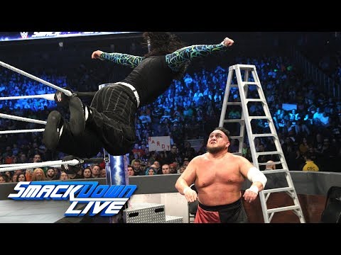 Jeff Hardy & Rusev vs. Shinsuke Nakamura & Samoa Joe: SmackDown LIVE, Dec. 11, 2018