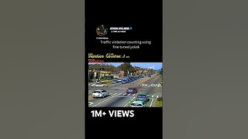 Traffic violation  counting using fine tuned yolo #ArtificialIntelligence #AI #MachineLearning