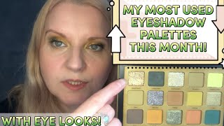 My most used eyeshadow palettes in the month of May  Natasha Denona, Huda, MAC