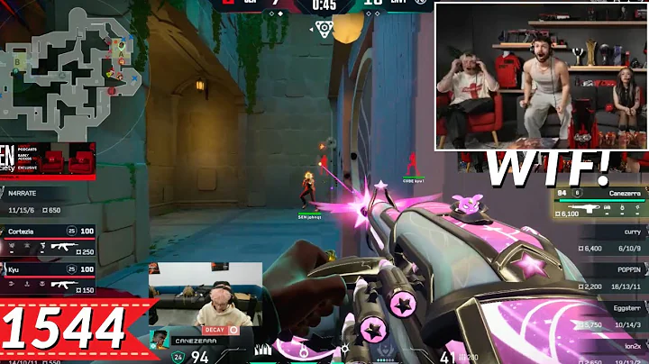 Canezerra 1V5 ACE CLUTCH VS Sentinels!! | Most Watched VALORANT Clips Today V1544