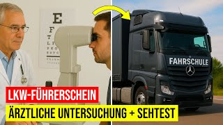 Ärztliche Untersuchung Sehtest Für Den Lkw-Führerschein So War Der Ablauf
