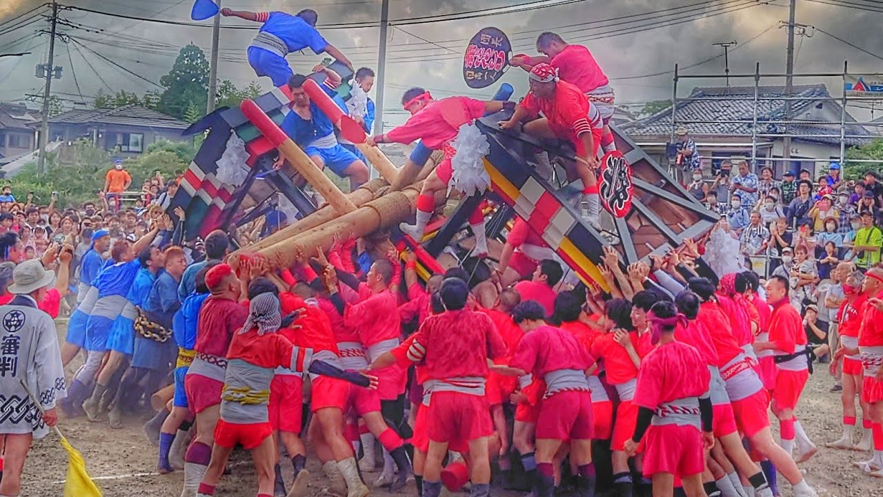 2023.7.23 宮崎市 佐土原町 佐土原夏祭り だんじり 喧嘩  愛宕神社