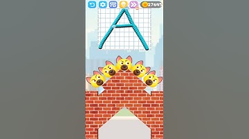 Draw ABCDEFGHIJKLMNOPQRSTUVWXYZ & Smash Evil 🐺Dogs🐺 #shorts #puzzlegame #drawtosmash #gamingshorts