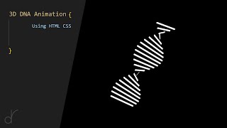 3D DNA Animation | CSS ANIMATION