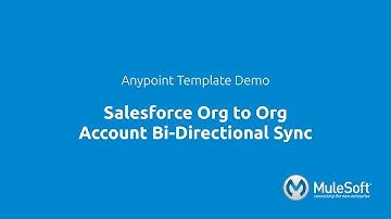 Salesforce Org to Org Account Bi-Directional Sync