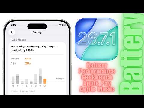 iOS 26.7.1 Battery Life & Performance So FAR