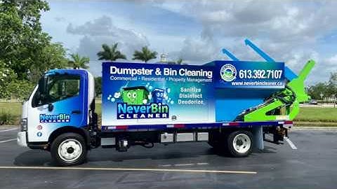 Get Rid of Bacteria!!  Dumpster Sanitizing Trucks || Sparkling Bins