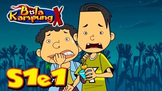 🇲🇾 Bola Kampung X | S1E1 | Pelawat Dari Angkasa Lepas (Malay) | Kartun Kanak-Kanak