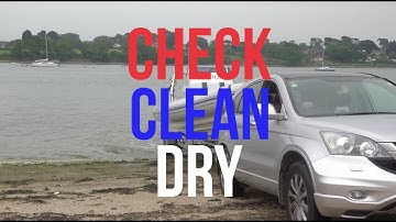 Check Clean Dry your powerboat - Prevent the spread of invasive species