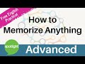 How to memorize anything  advanced  practice english with spotlight