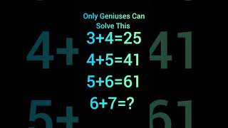 only Geniuses Can Solve This Puzzle game 🎮 #puzzlegame #maths #puzzlechallenge