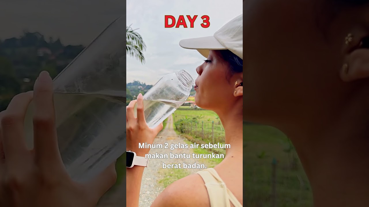 Day 3 - (Minum Air Putih Bisa Turunkan Berat Badan) Fakta Unik Kesehatan  #fakt #faktakesehatan