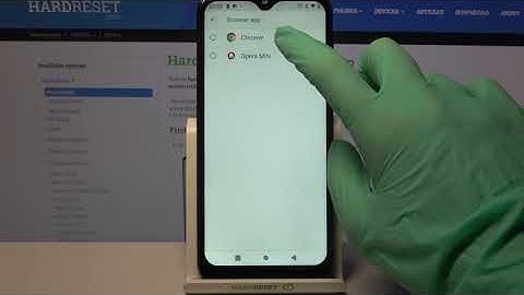 Change Default Apps Settings - OUKITEL C15 Pro and Programs Managing