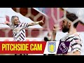 Pitchside Cam | Aston Villa 1-3 Manchester United | Reds secure Champions League football