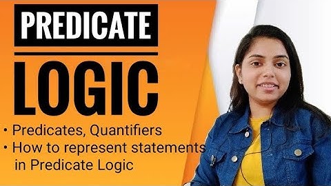Predicate Logic | Logical Representation | FOPL | Knowledge Reresentation | AI - Kanika Vats