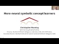 More-Neural Symbolic Concept Learning | Christopher Manning