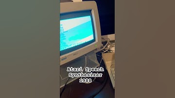 Atari 1040ST Speech Synthesizer #synthesizer #atari