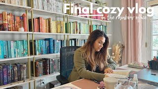 Final cozy vlog in the rainbow office.