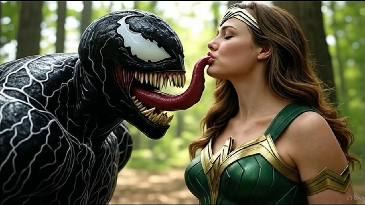 Даже Чудо-женщина не смогла увернуться от яростного нападения Венома в джунглях 😱🔥