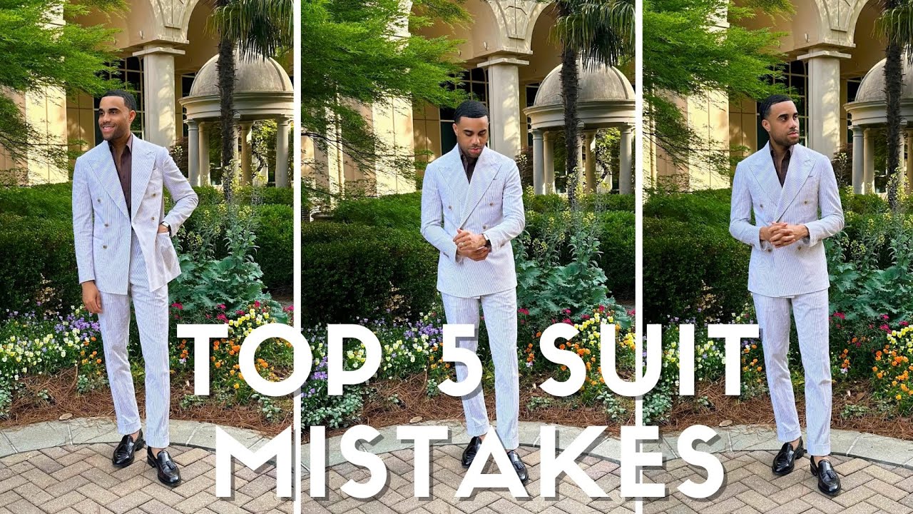 Top 5 Suit Mistakes Most Men Make (Don't do this) | ERIC AUSTIN