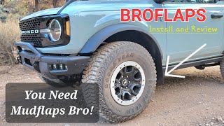 BROFLAPS 'Mudflaps' For Your Bronco.... bro