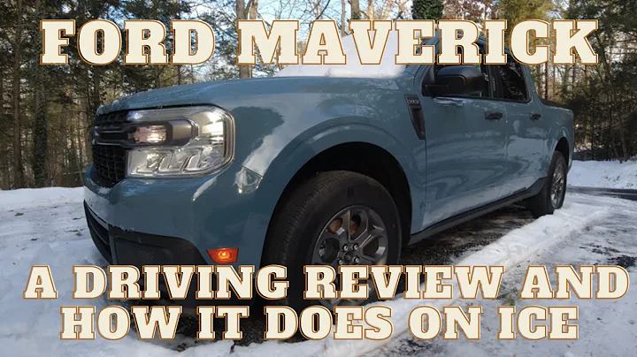 2022 Ford Maverick XLT AWD Driving Review with Sno...
