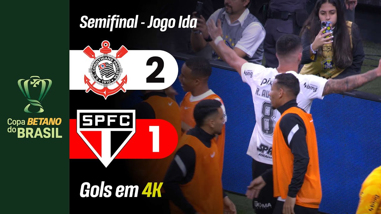 CORINTHIANS 2 x 1 SÃO PAULO • Gols • Copa do Brasil em 4K • 26/07/2023 ...