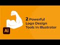 2 POWERFUL logo design tools in adobe illustrator