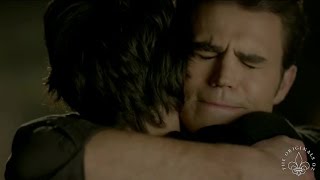 TVD 8x16 FINALE Elena finds peace with her family & Damon finds peace with Stefan \