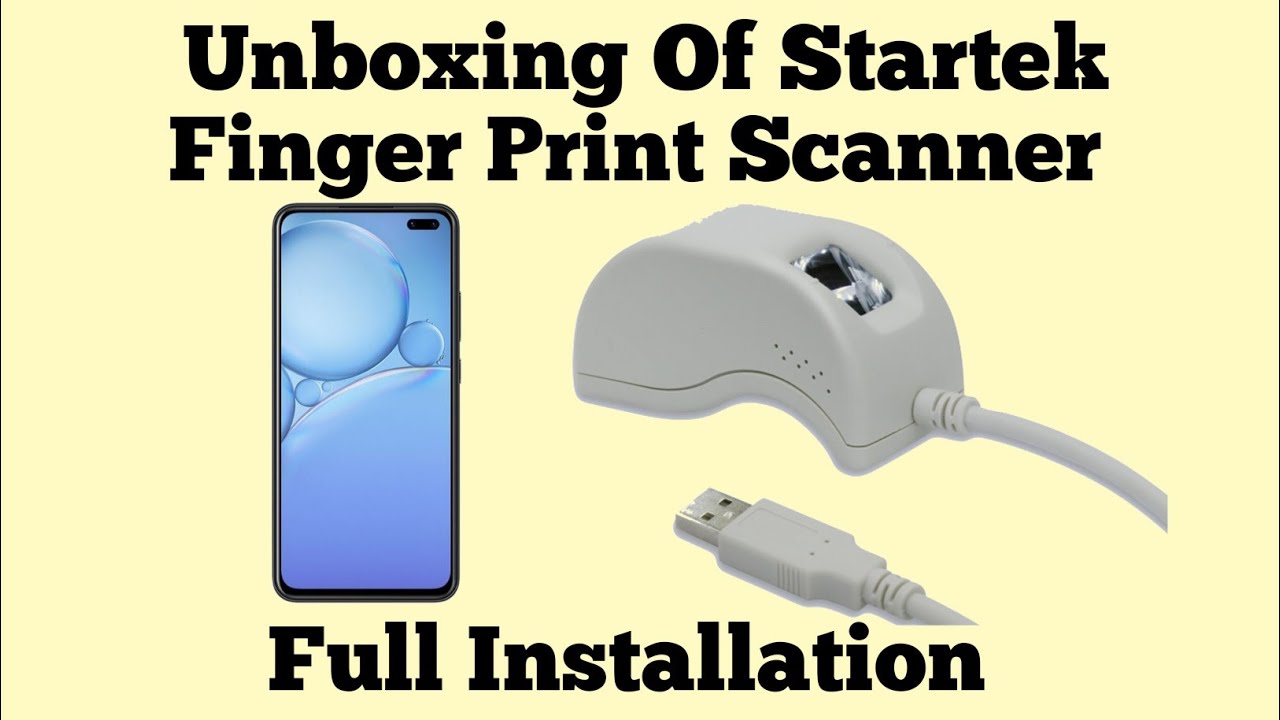 Startek FM220U Biometric Fingerprint Scanner UNBOXING Cheap and Best